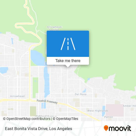 East Bonita Vista Drive map