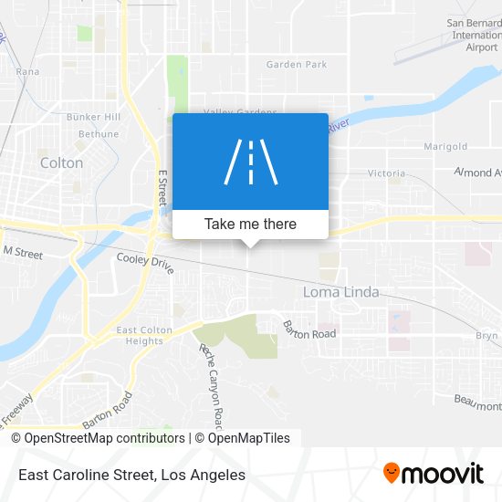 Mapa de East Caroline Street