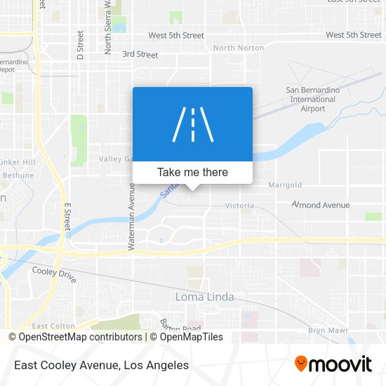 East Cooley Avenue map