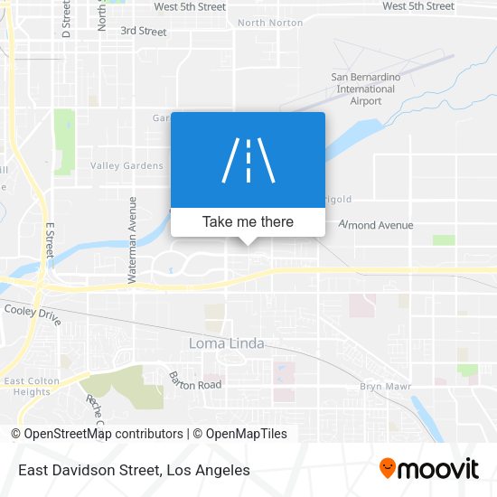 East Davidson Street map