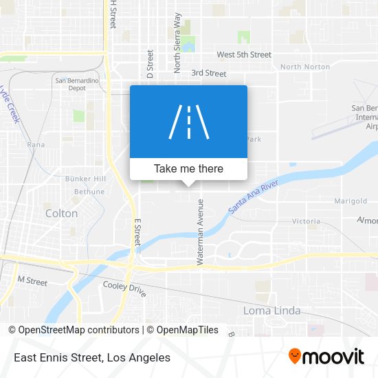 Mapa de East Ennis Street