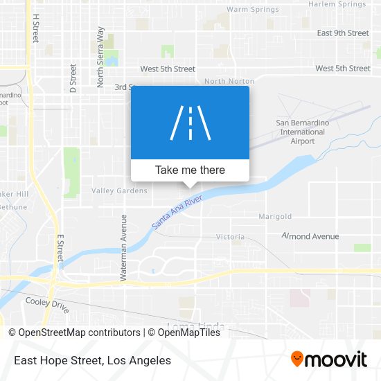 East Hope Street map