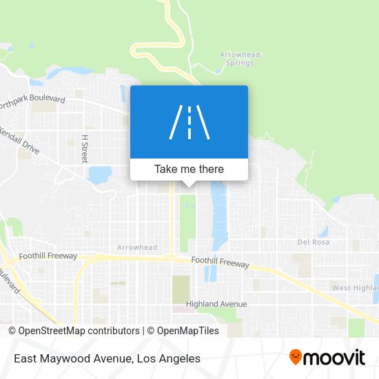 East Maywood Avenue map