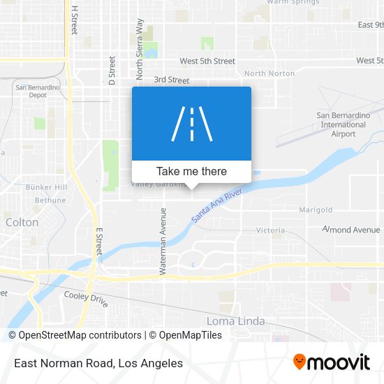 East Norman Road map