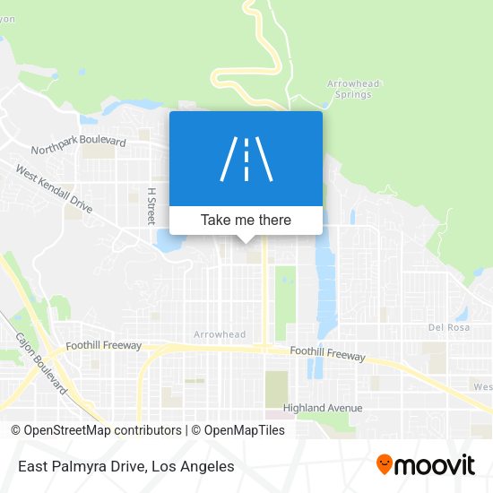 East Palmyra Drive map