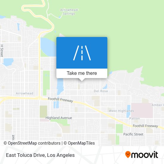 East Toluca Drive map