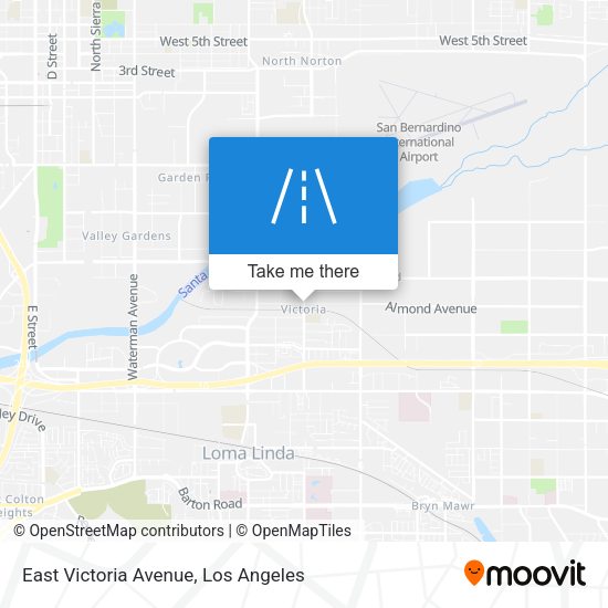 East Victoria Avenue map
