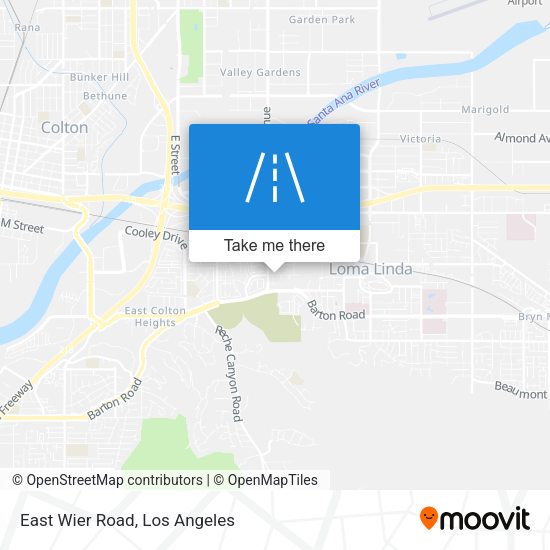 Mapa de East Wier Road