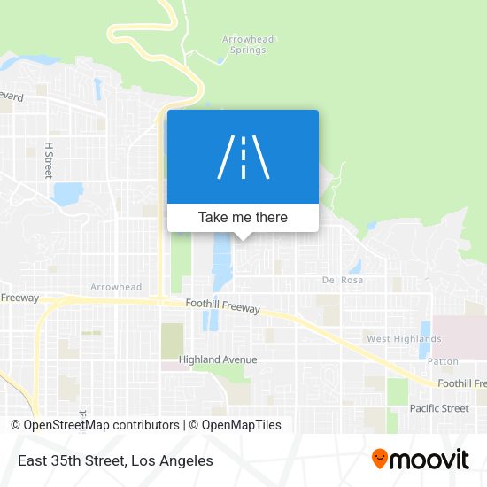 Mapa de East 35th Street