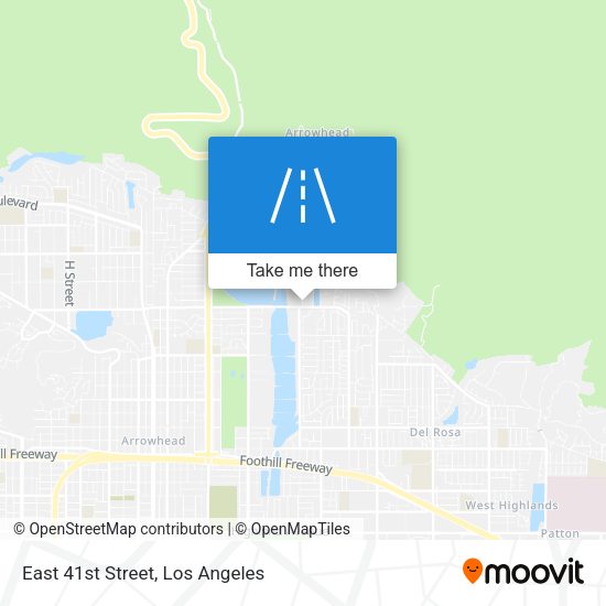 Mapa de East 41st Street
