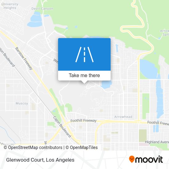 Mapa de Glenwood Court