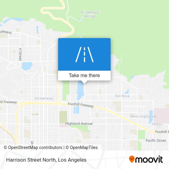 Harrison Street North map