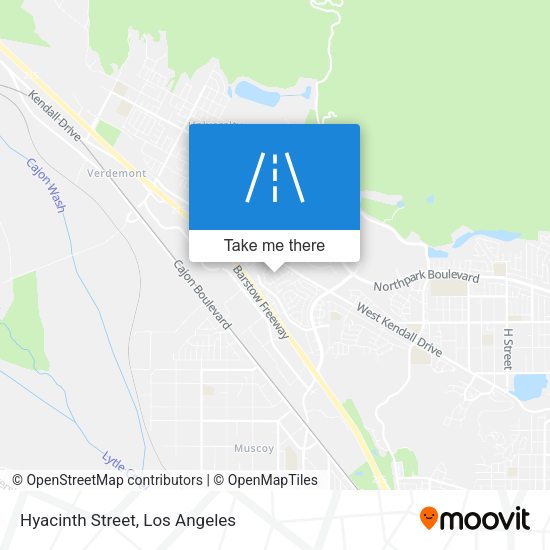 Mapa de Hyacinth Street