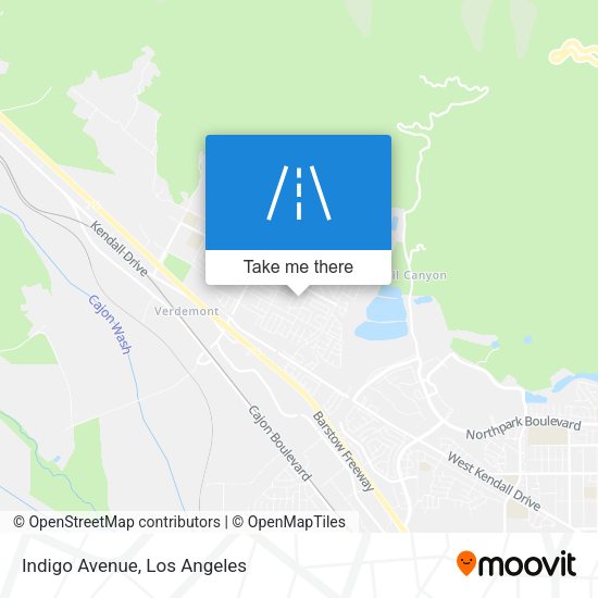Mapa de Indigo Avenue