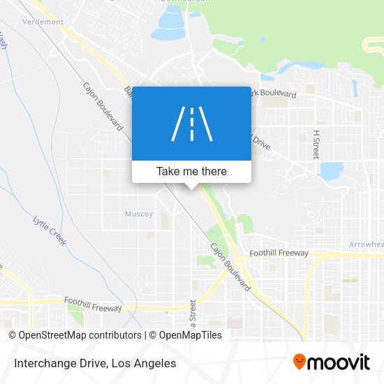 Interchange Drive map