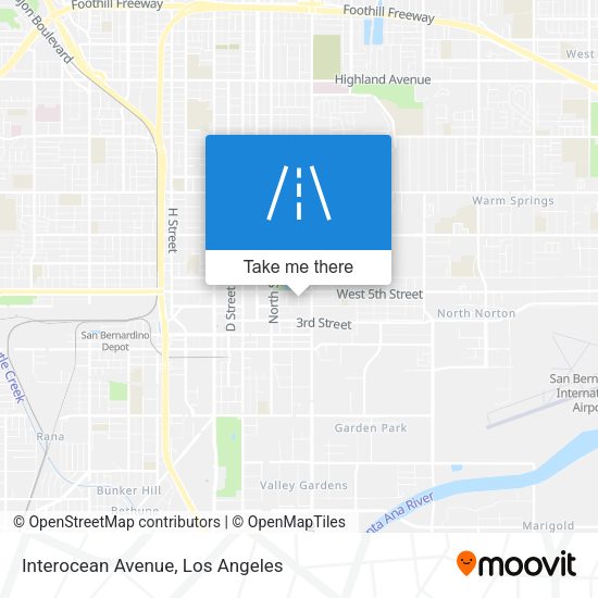 Interocean Avenue map