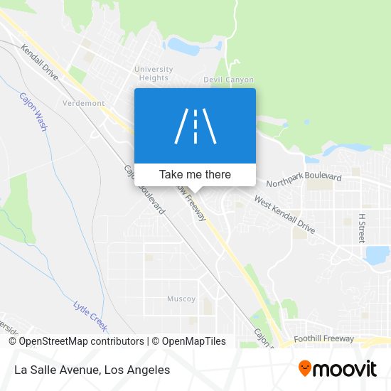 Mapa de La Salle Avenue