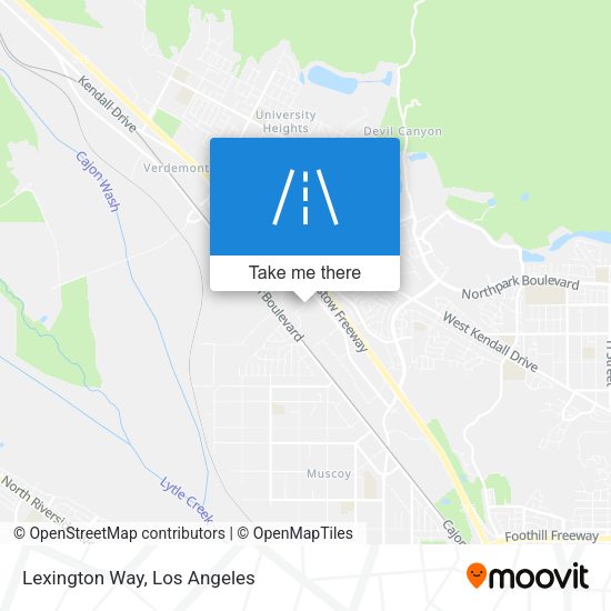 Mapa de Lexington Way