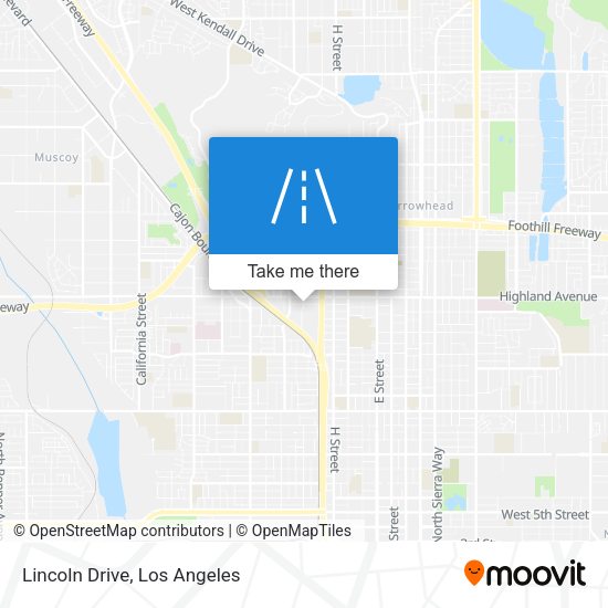 Mapa de Lincoln Drive
