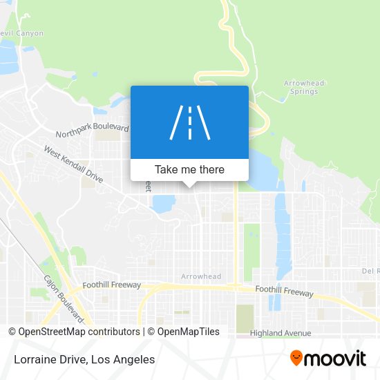 Mapa de Lorraine Drive