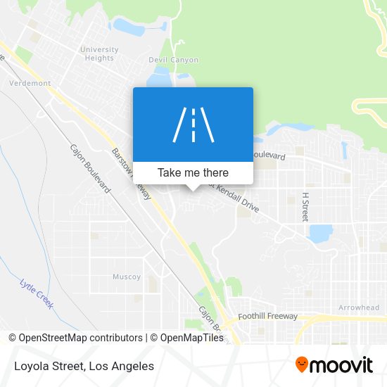 Mapa de Loyola Street