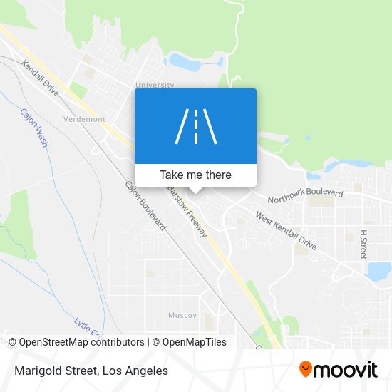 Mapa de Marigold Street