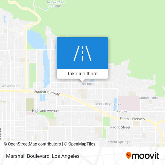 Marshall Boulevard map