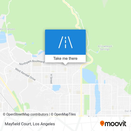 Mapa de Mayfield Court