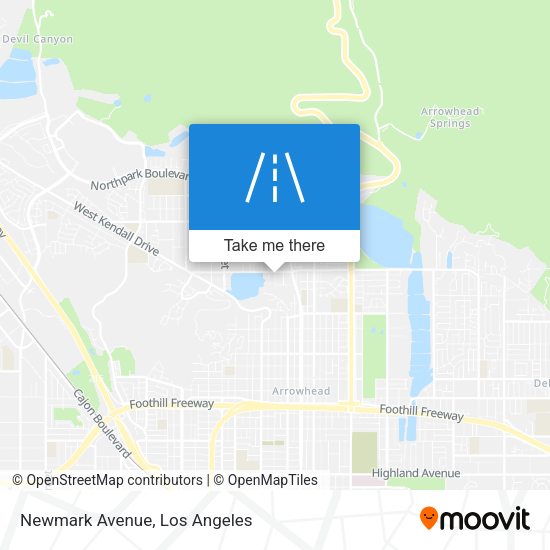 Mapa de Newmark Avenue