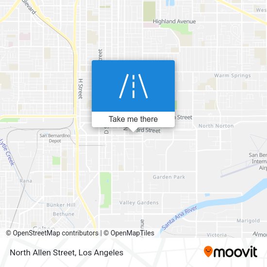 Mapa de North Allen Street