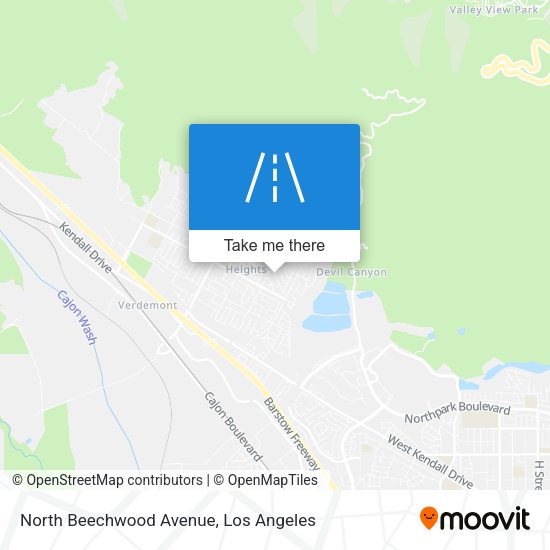 Mapa de North Beechwood Avenue