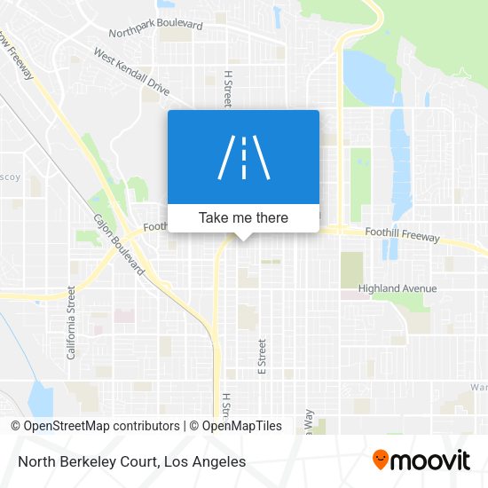 North Berkeley Court map
