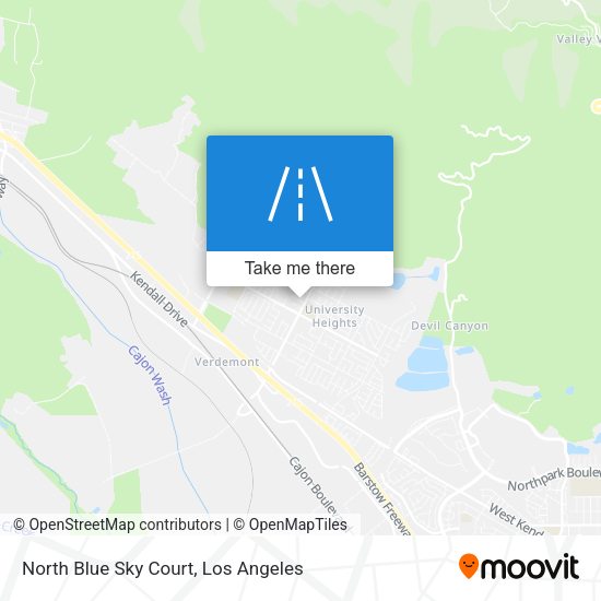 Mapa de North Blue Sky Court