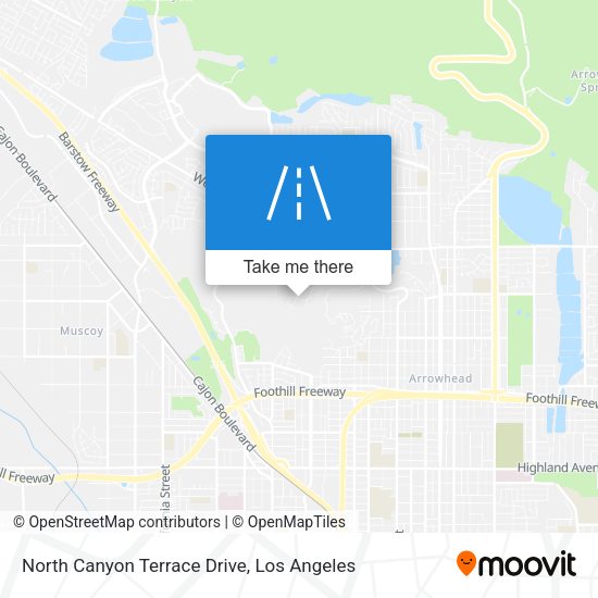North Canyon Terrace Drive map