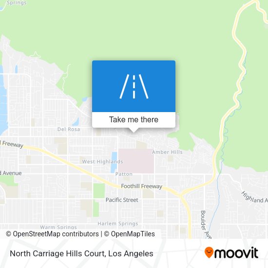 North Carriage Hills Court map