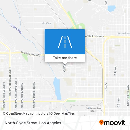 Mapa de North Clyde Street