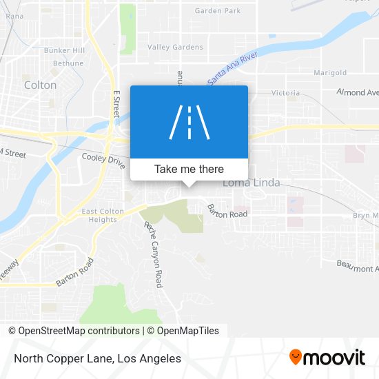 Mapa de North Copper Lane