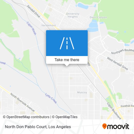 Mapa de North Don Pablo Court