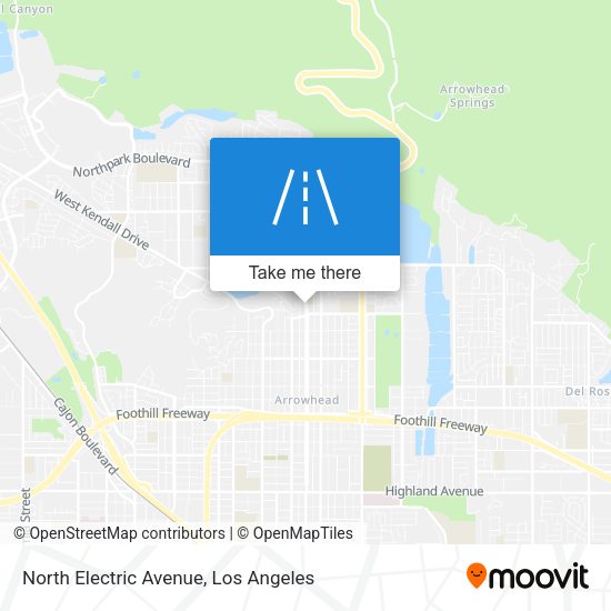 Mapa de North Electric Avenue