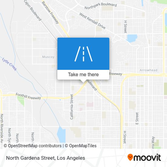 North Gardena Street map