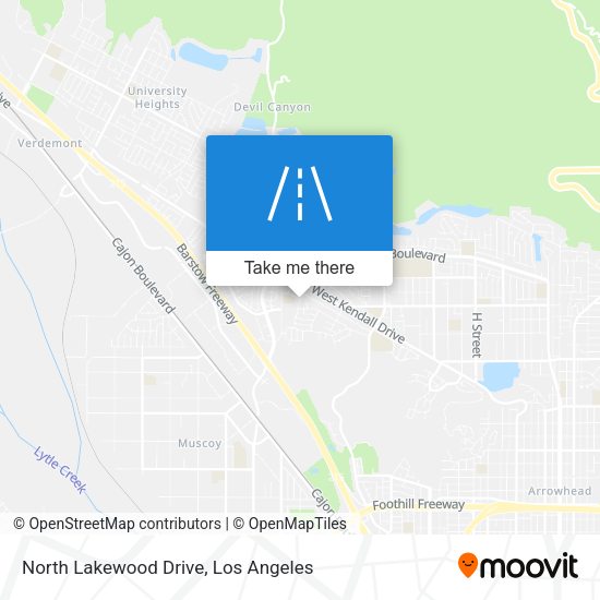 Mapa de North Lakewood Drive