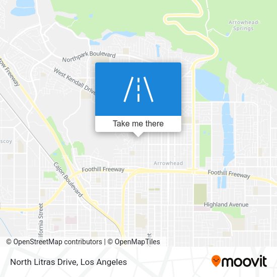 North Litras Drive map