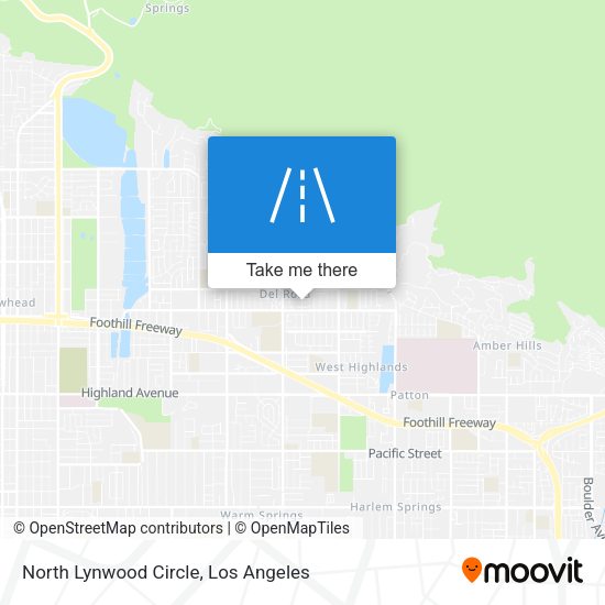 Mapa de North Lynwood Circle