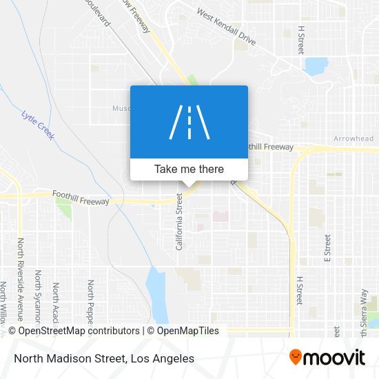North Madison Street map