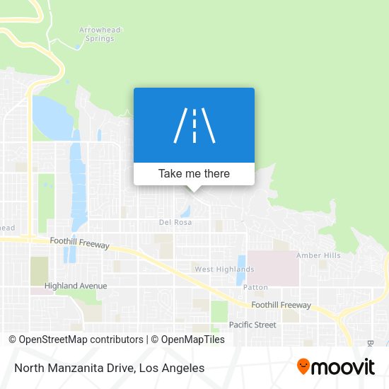 Mapa de North Manzanita Drive