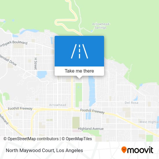 Mapa de North Maywood Court