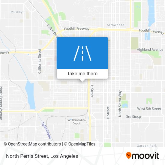 Mapa de North Perris Street