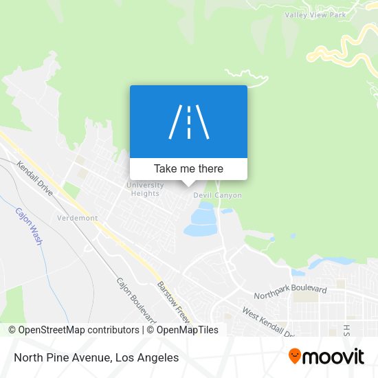 Mapa de North Pine Avenue