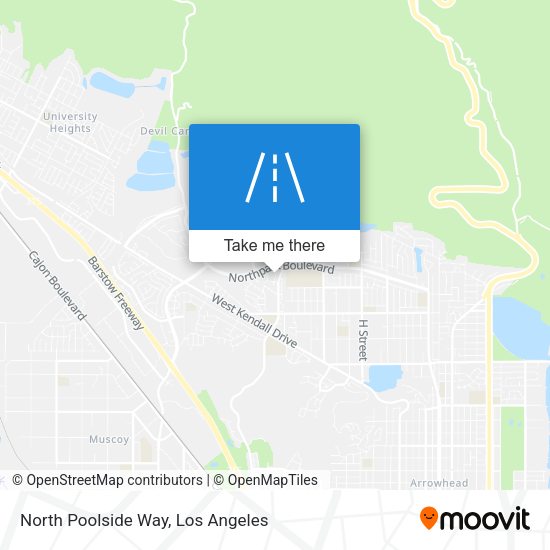 North Poolside Way map