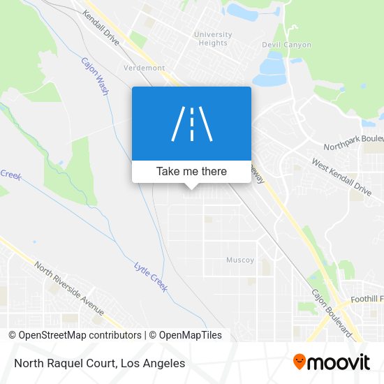Mapa de North Raquel Court